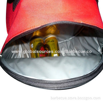 Cooler bag for promotions, made of 600D Oxford, round shape